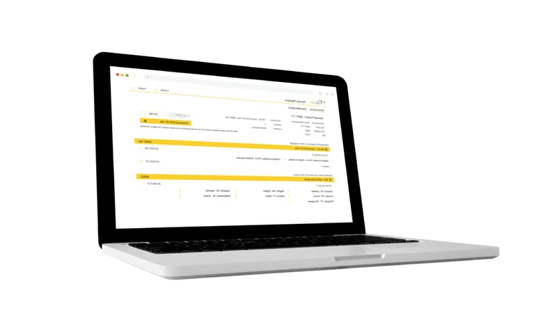 IFUcare eIFU platform interface showing document management dashboard